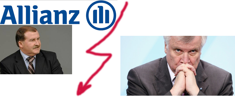 ALLIANZ (Ober)  sticht Seehofer (Unter)