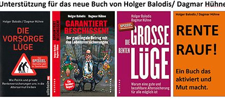 RENTE RAUF! ein neues Buch von Balodis/Hühne