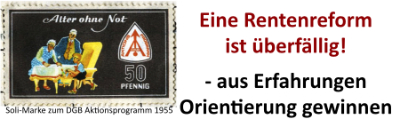 Rentenreform ist überfällig – aus Erfahrungen Orientierung gewinnen