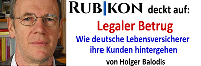Legaler Betrug – wie deutsche Lebensversicherer ihre Kunden hintergehen