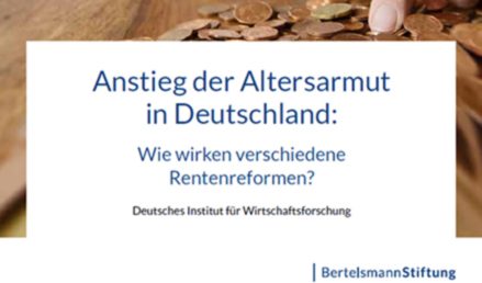 Bertelsmann-Stiftung definiert Altersarmut neu!