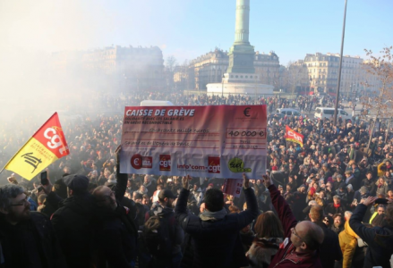 Der Kampf geht weiter, in Frankreich, gegen die neoliberale Rentenreform