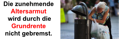 Kein Abbremsen der Altersarmut durch die Grundrente