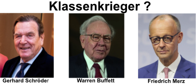 “Klassenkrieg!” – und die Begleit-Propaganda gegen den Sozialstaat.